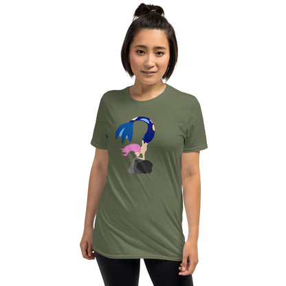 Pink Haired Mermaid - Women's T-Shirt