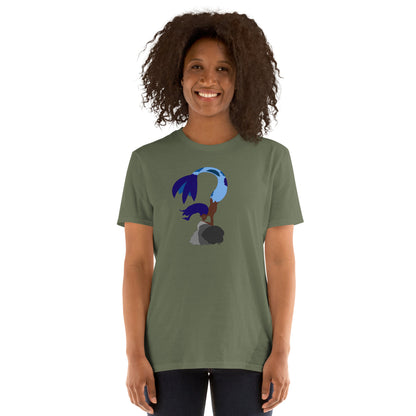 Blue Haired Mermaid - Women's T-Shirt