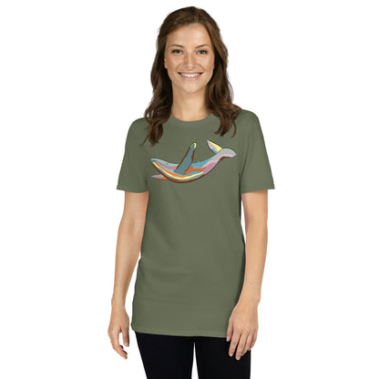 Turquoise Sunset Humpback Whale - Women's T-Shirt