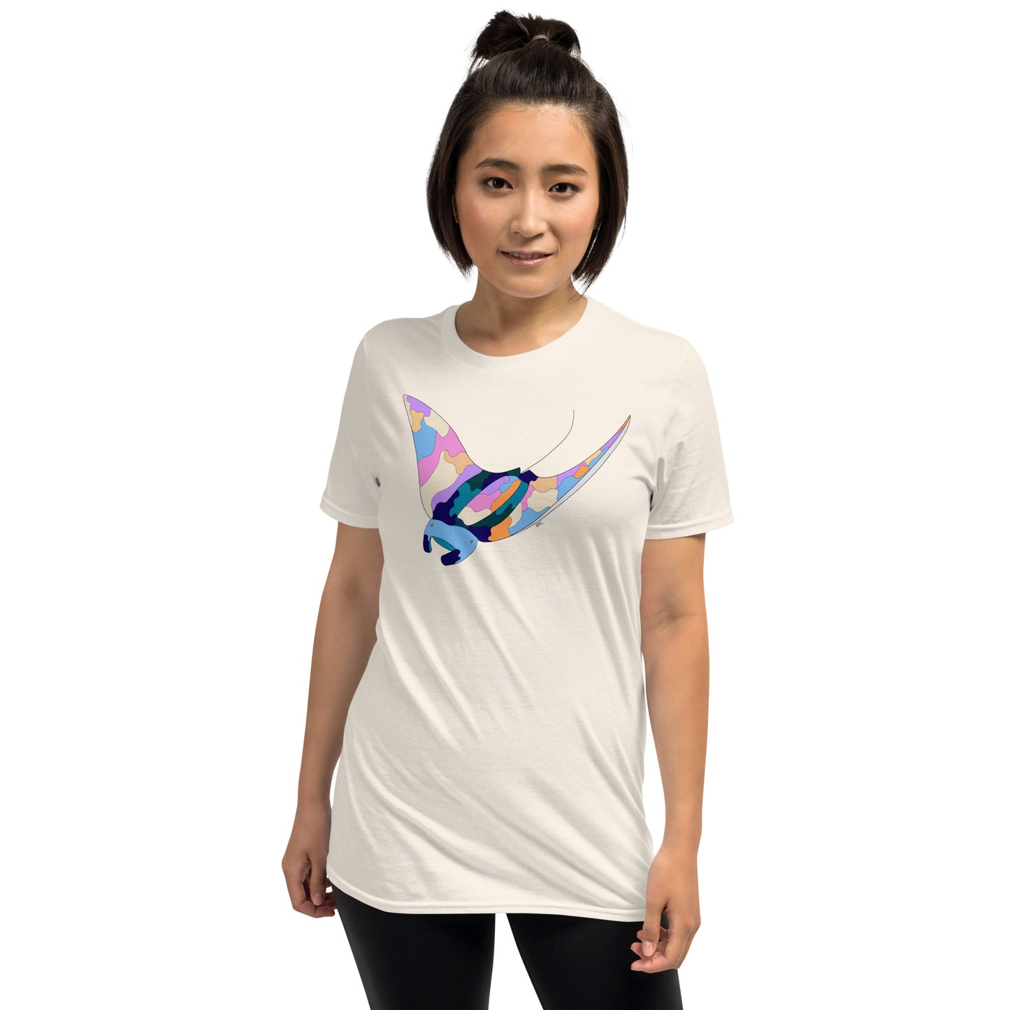 Sunset Beach Manta Ray - Women's T-Shirt