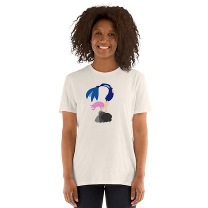 Pink Haired Mermaid - Women's T-Shirt