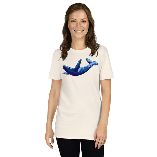 Blue Blotch Humpback Whale - Women's T-Shirt