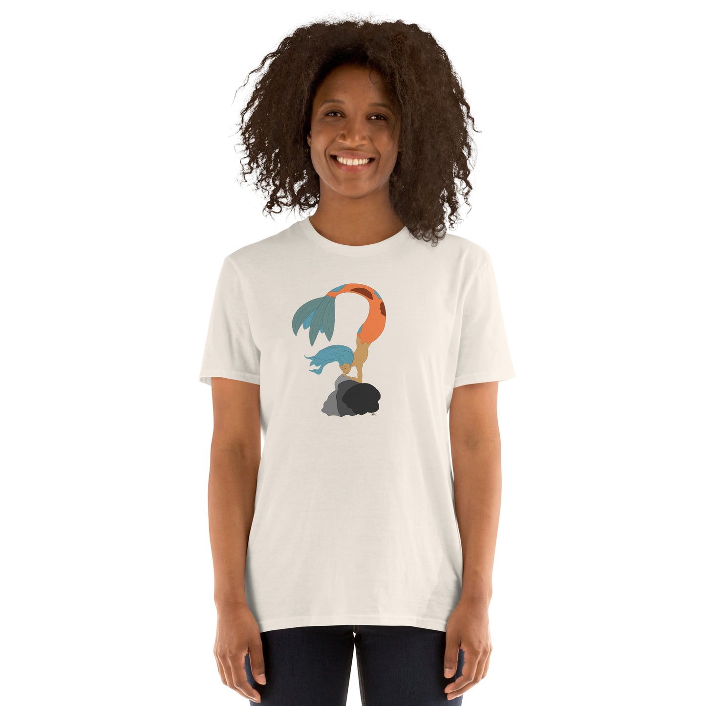 Turquoise Haired Mermaid - Women's T-Shirt