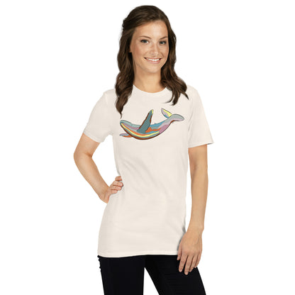 Turquoise Sunset Humpback Whale - Women's T-Shirt