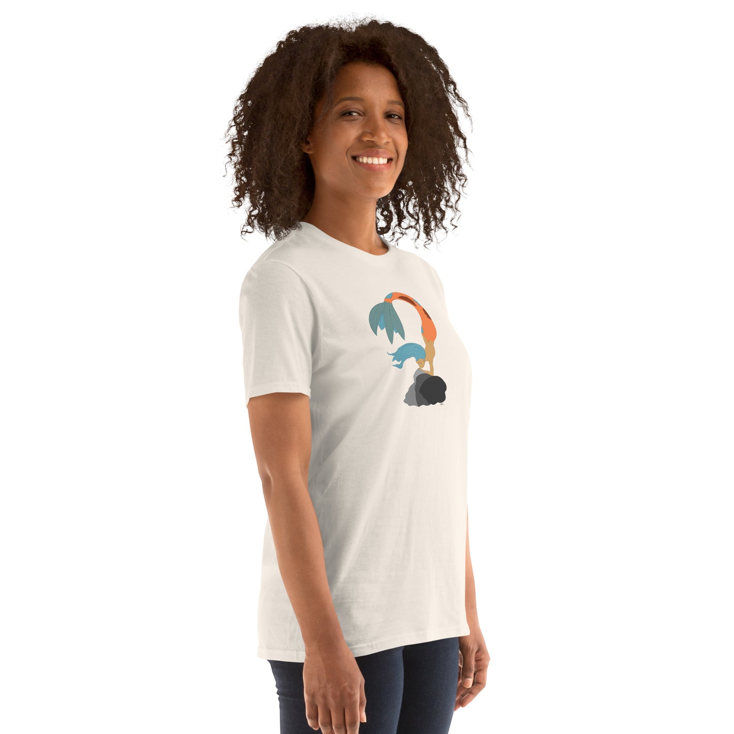 Turquoise Haired Mermaid - Women's T-Shirt