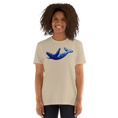 Blue Blotch Humpback Whale - Women's T-Shirt
