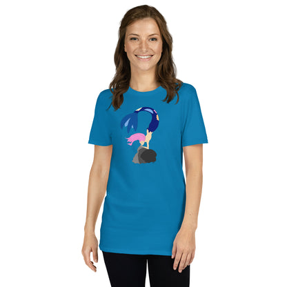Pink Haired Mermaid - Women's T-Shirt
