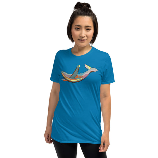 Turquoise Sunset Humpback Whale - Women's T-Shirt