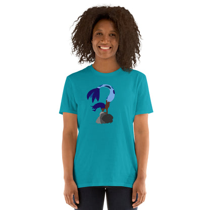 Blue Haired Mermaid - Women's T-Shirt