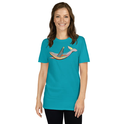 Turquoise Sunset Humpback Whale - Women's T-Shirt