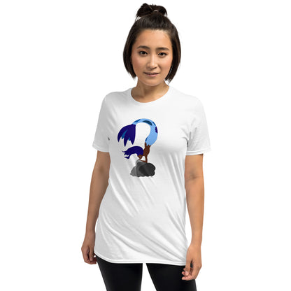 Blue Haired Mermaid - Women's T-Shirt