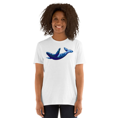 Blue Blotch Humpback Whale - Women's T-Shirt