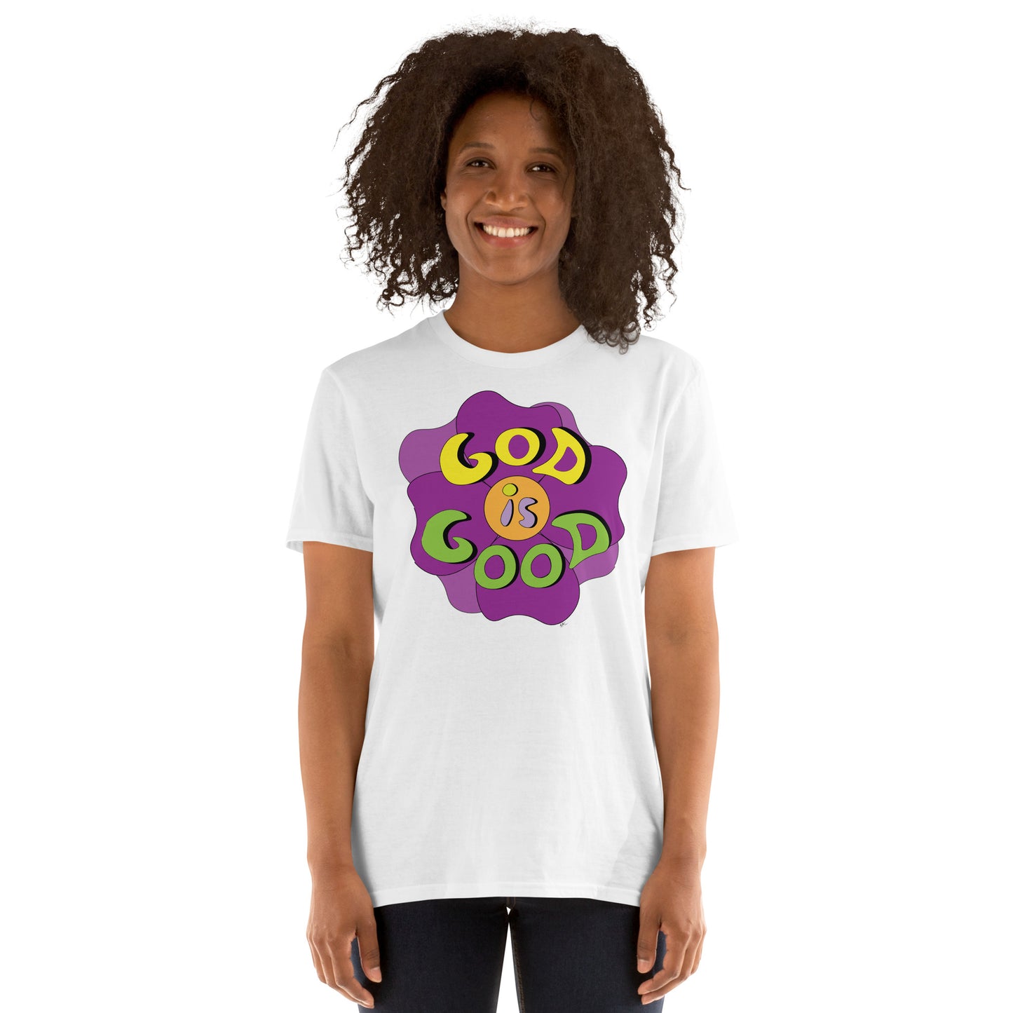 God is Good (Flower) - Women's T-Shirt