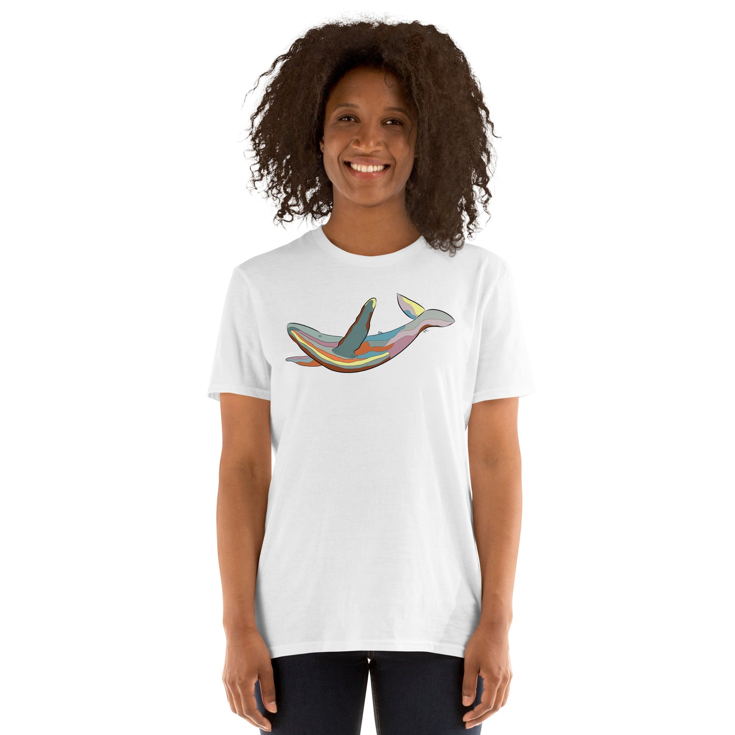 Turquoise Sunset Humpback Whale - Women's T-Shirt