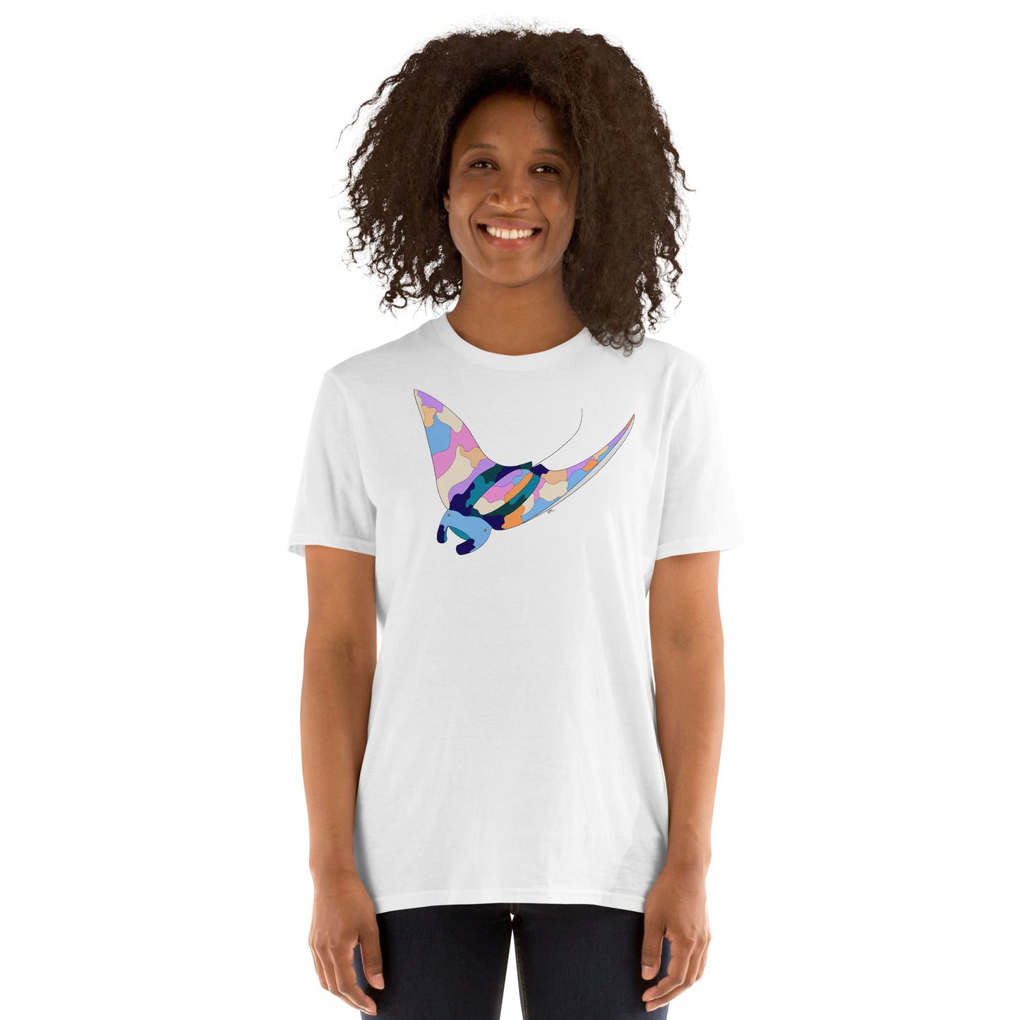 Sunset Beach Manta Ray - Women's T-Shirt