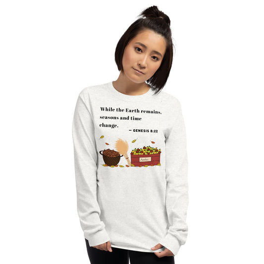 Genesis 8:22 Fall - Women's Long Sleeved Shirt