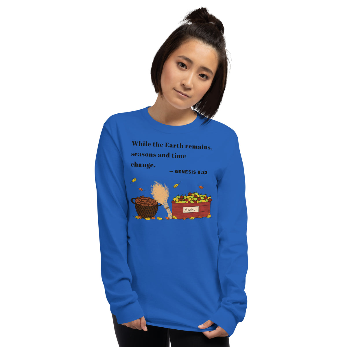 Genesis 8:22 Fall - Women's Long Sleeved Shirt
