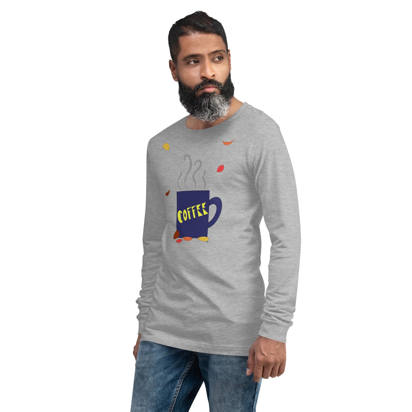 Fall Coffee - Men's Long Sleeved Shirt