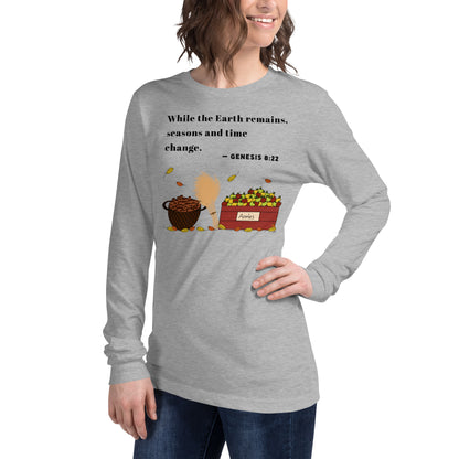 Genesis 8:22 Fall - Women's Long Sleeved Shirt