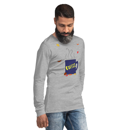 Fall Coffee - Men's Long Sleeved Shirt