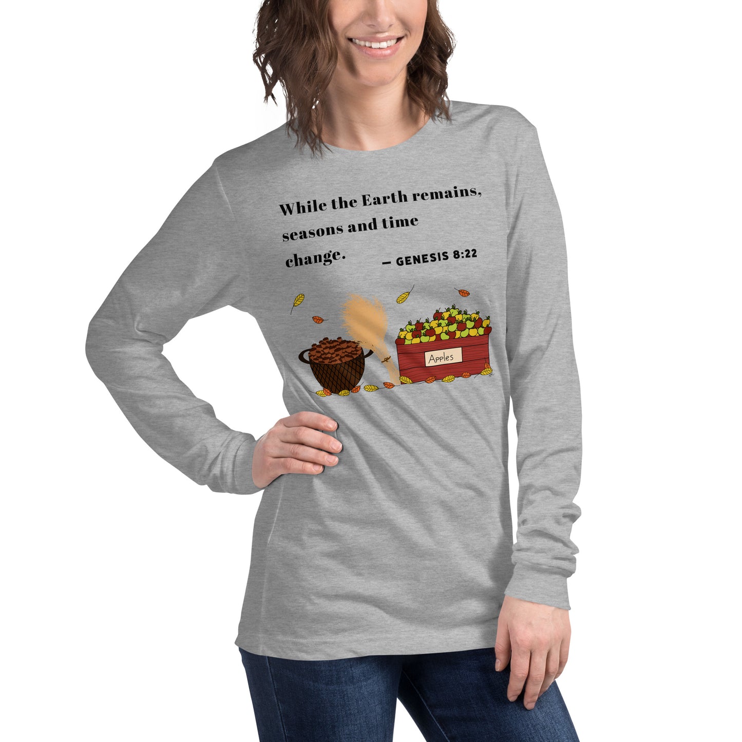 Genesis 8:22 Fall - Women's Long Sleeved Shirt