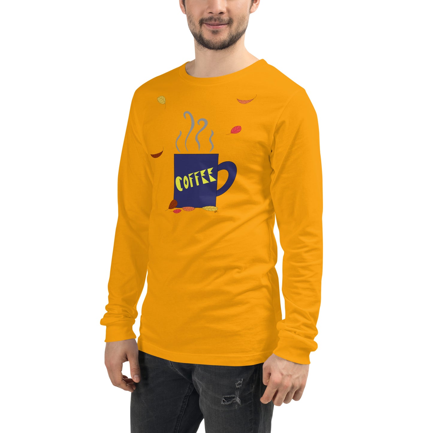 Fall Coffee - Men's Long Sleeved Shirt