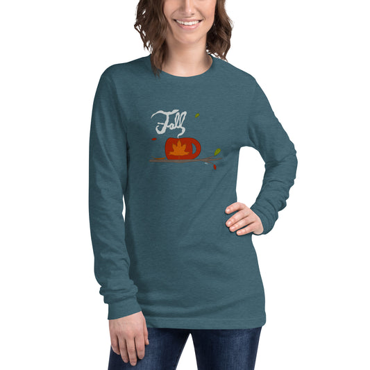 A Warm Cup of Fall - Women's Long Sleeved Shirt