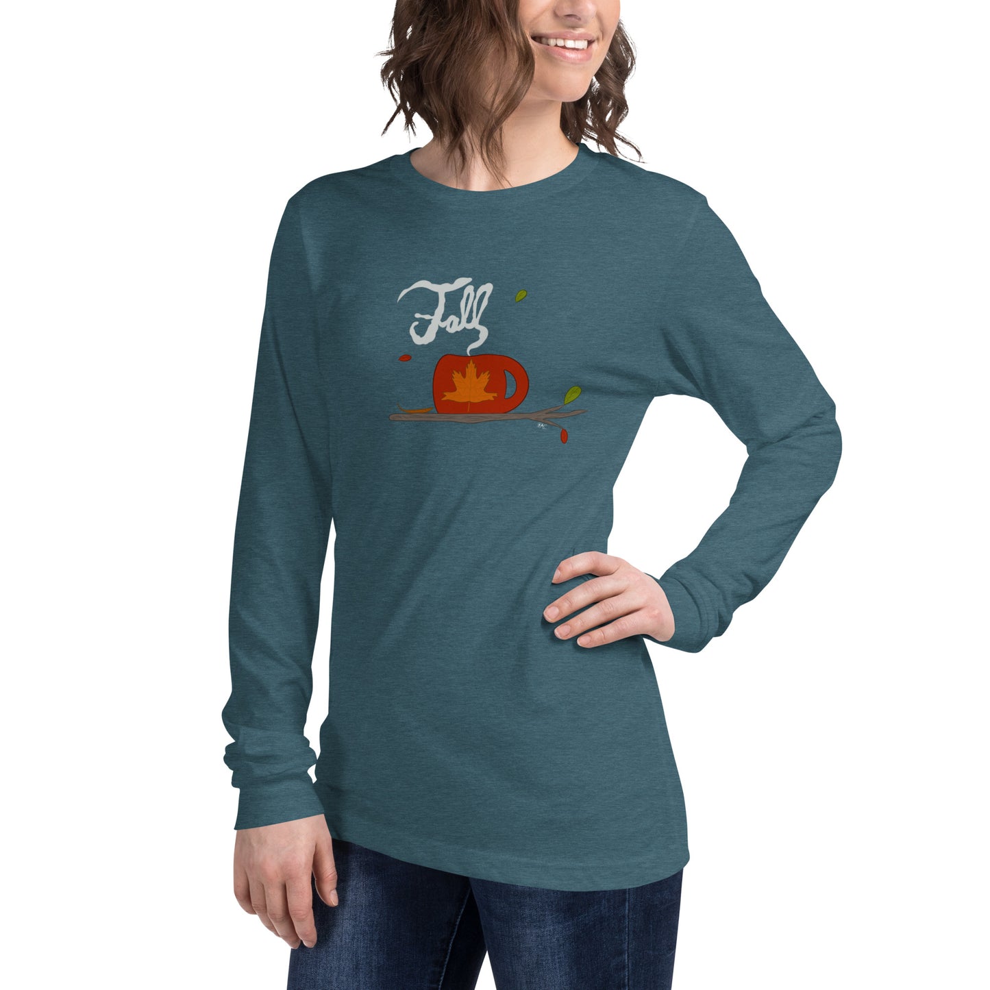 A Warm Cup of Fall - Women's Long Sleeved Shirt