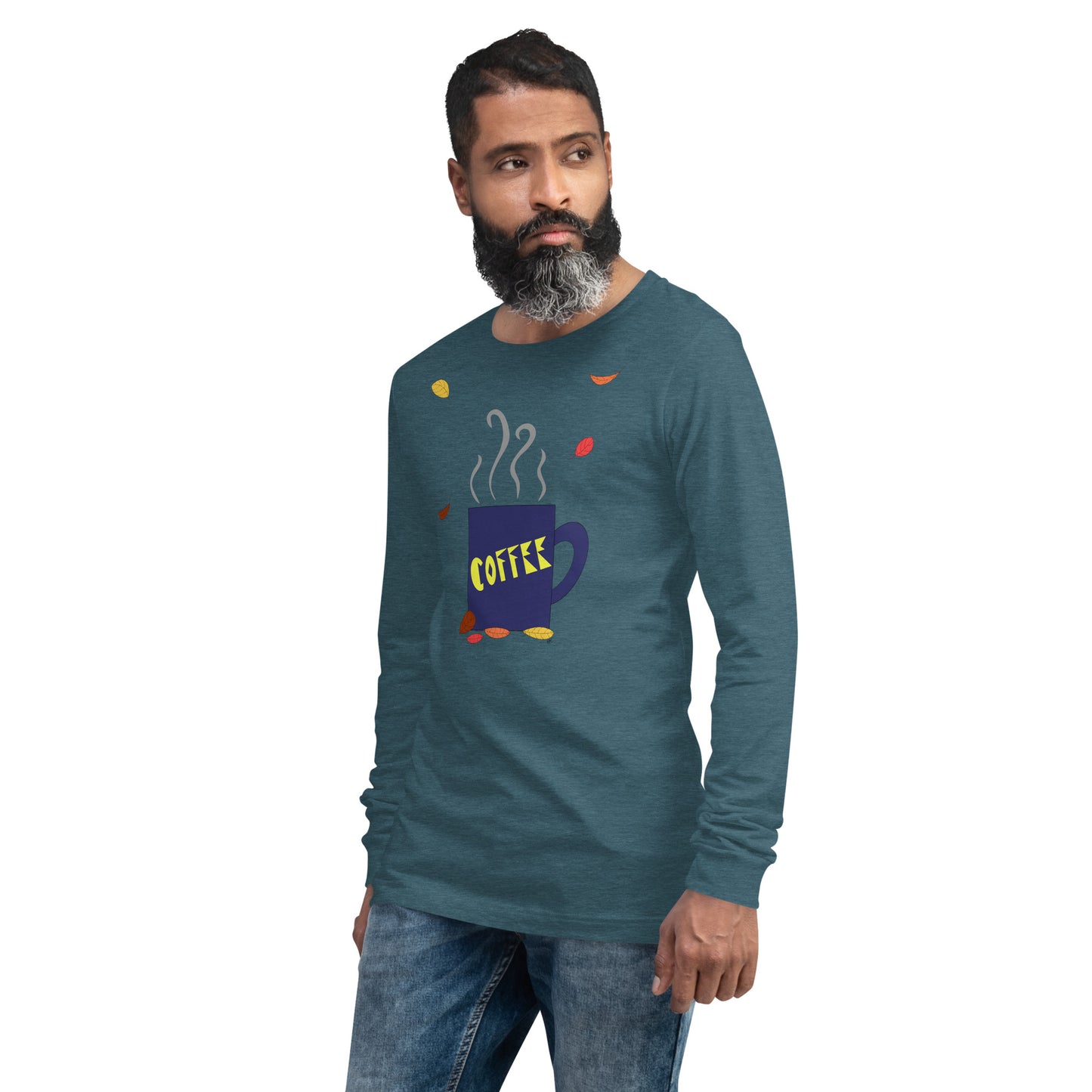 Fall Coffee - Men's Long Sleeved Shirt