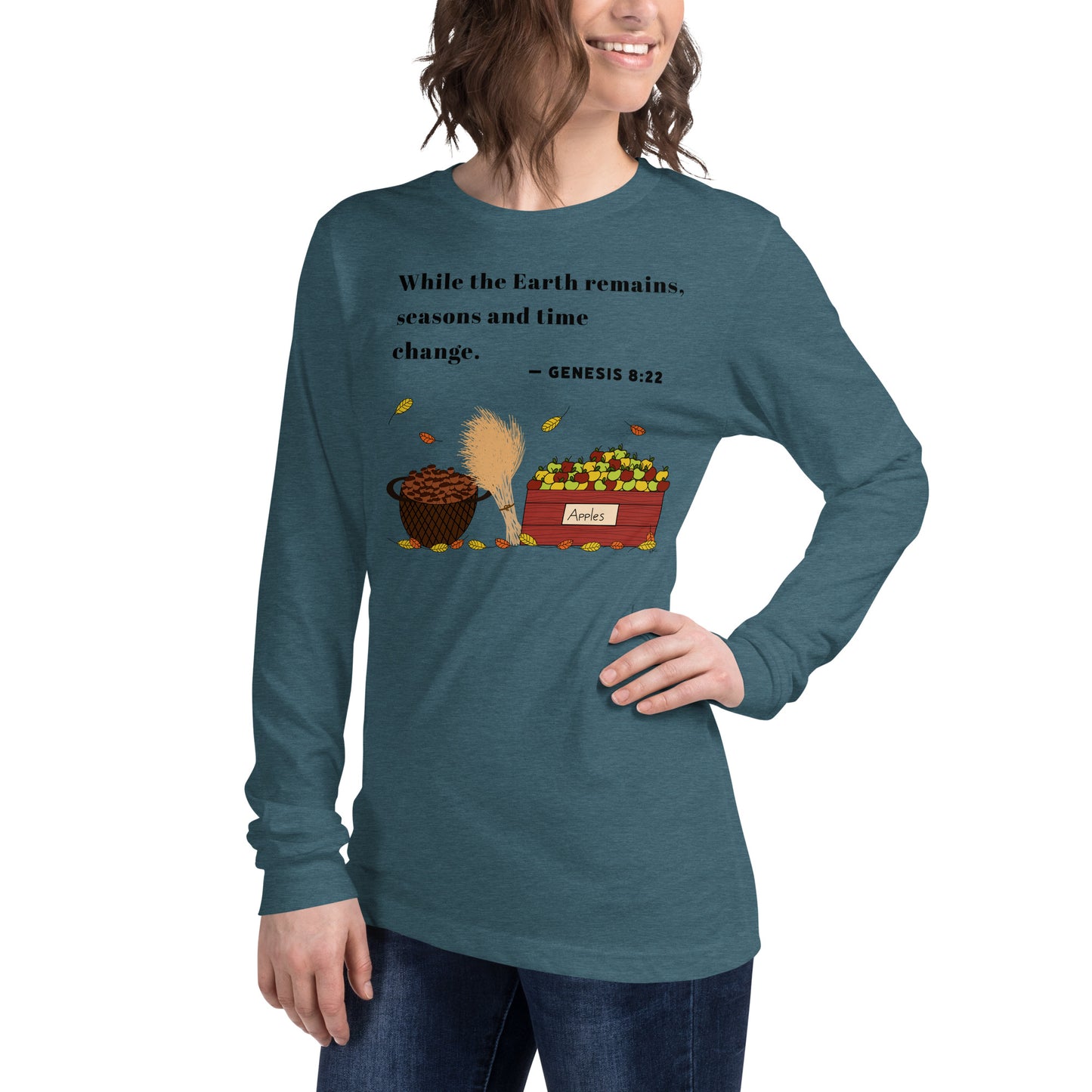 Genesis 8:22 Fall - Women's Long Sleeved Shirt
