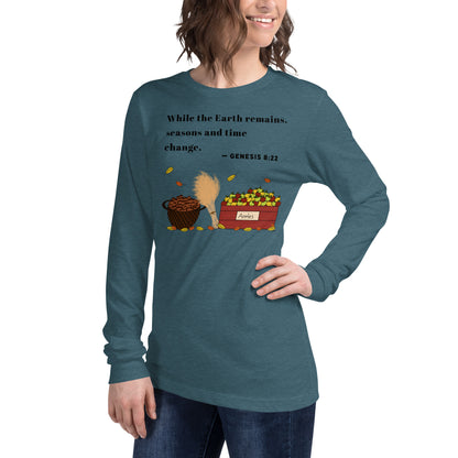 Genesis 8:22 Fall - Women's Long Sleeved Shirt