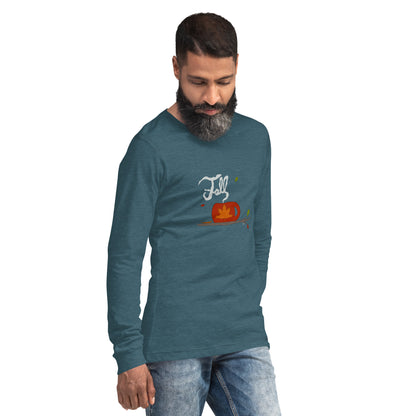 A Warm Cup of Fall - Men's Long Sleeved Shirt