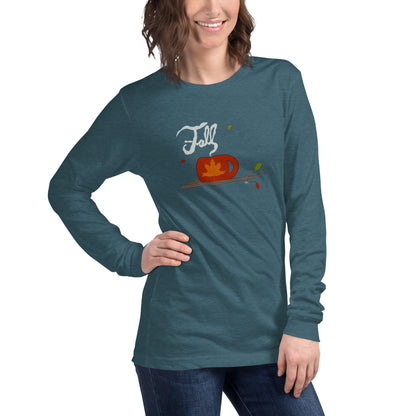 A Warm Cup of Fall - Women's Long Sleeved Shirt