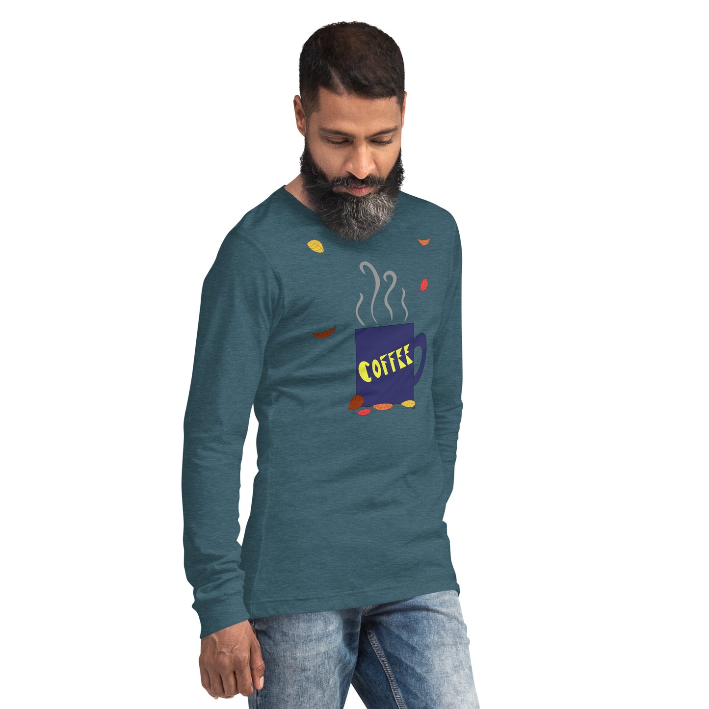 Fall Coffee - Men's Long Sleeved Shirt