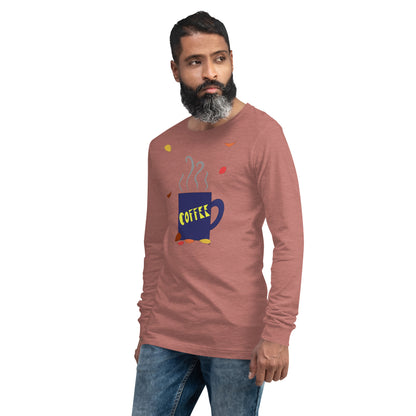 Fall Coffee - Men's Long Sleeved Shirt