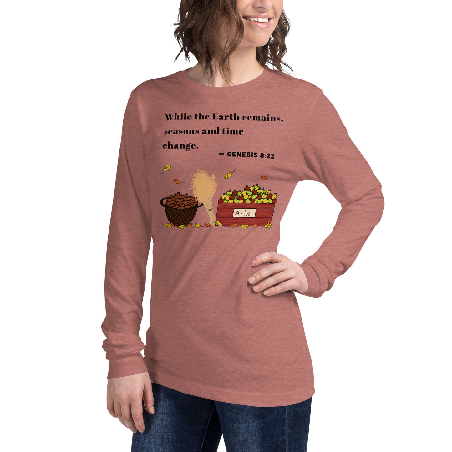 Genesis 8:22 Fall - Women's Long Sleeved Shirt