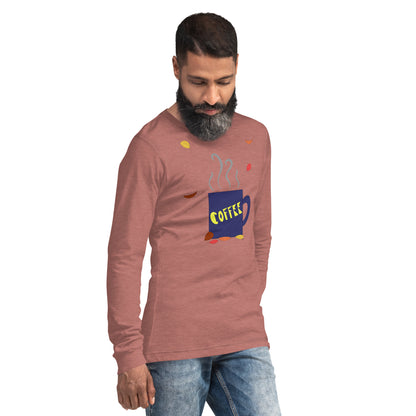 Fall Coffee - Men's Long Sleeved Shirt