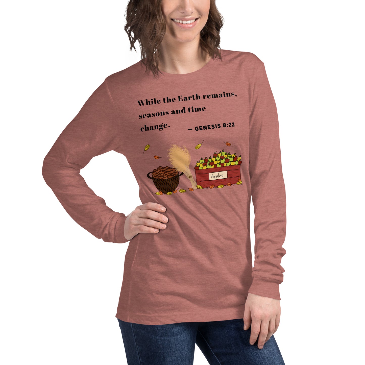 Genesis 8:22 Fall - Women's Long Sleeved Shirt