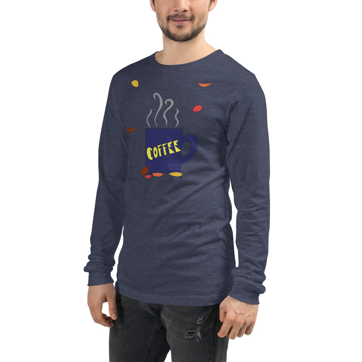 Fall Coffee - Men's Long Sleeved Shirt