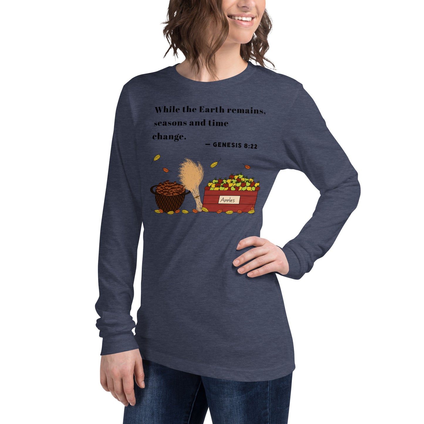 Genesis 8:22 Fall - Women's Long Sleeved Shirt