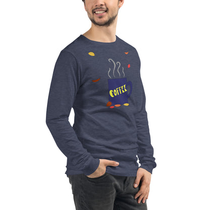 Fall Coffee - Men's Long Sleeved Shirt