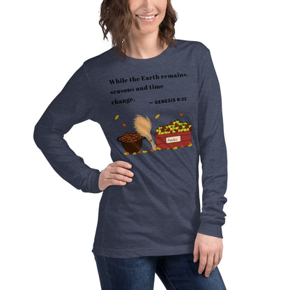 Genesis 8:22 Fall - Women's Long Sleeved Shirt