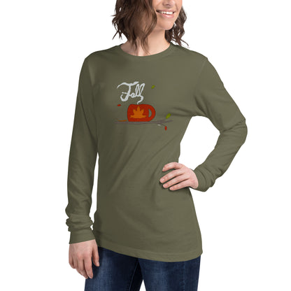 A Warm Cup of Fall - Women's Long Sleeved Shirt