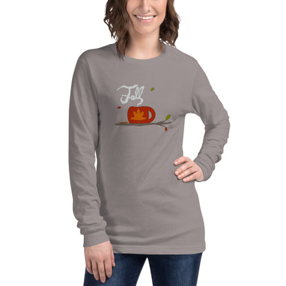 A Warm Cup of Fall - Women's Long Sleeved Shirt