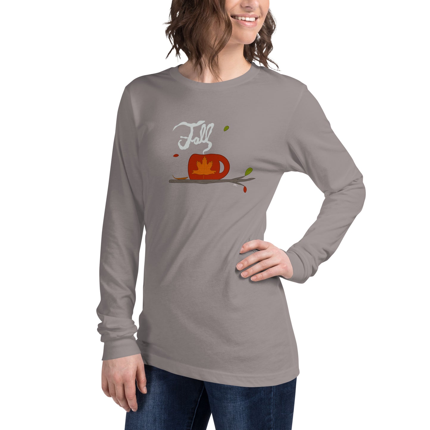 A Warm Cup of Fall - Women's Long Sleeved Shirt
