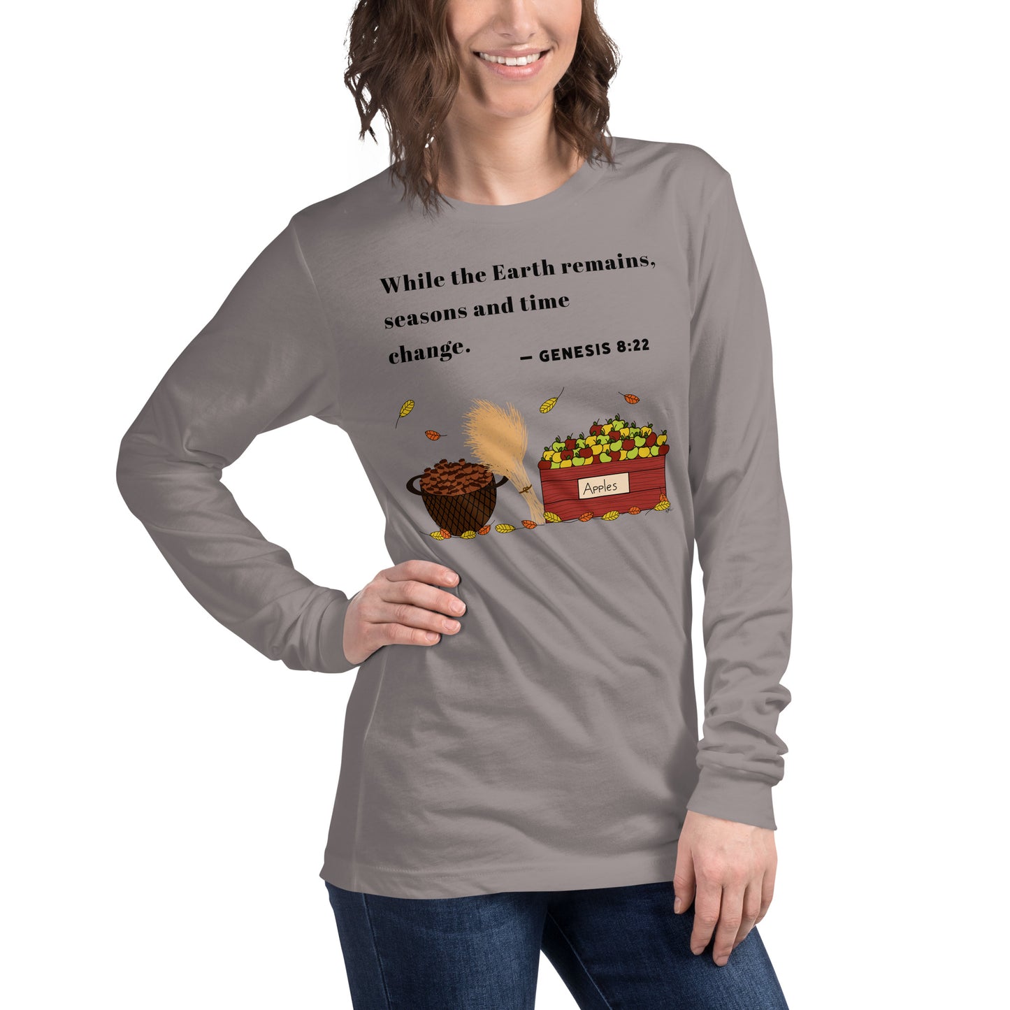 Genesis 8:22 Fall - Women's Long Sleeved Shirt