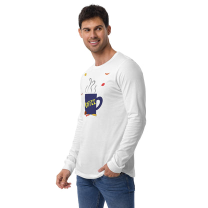 Fall Coffee - Men's Long Sleeved Shirt