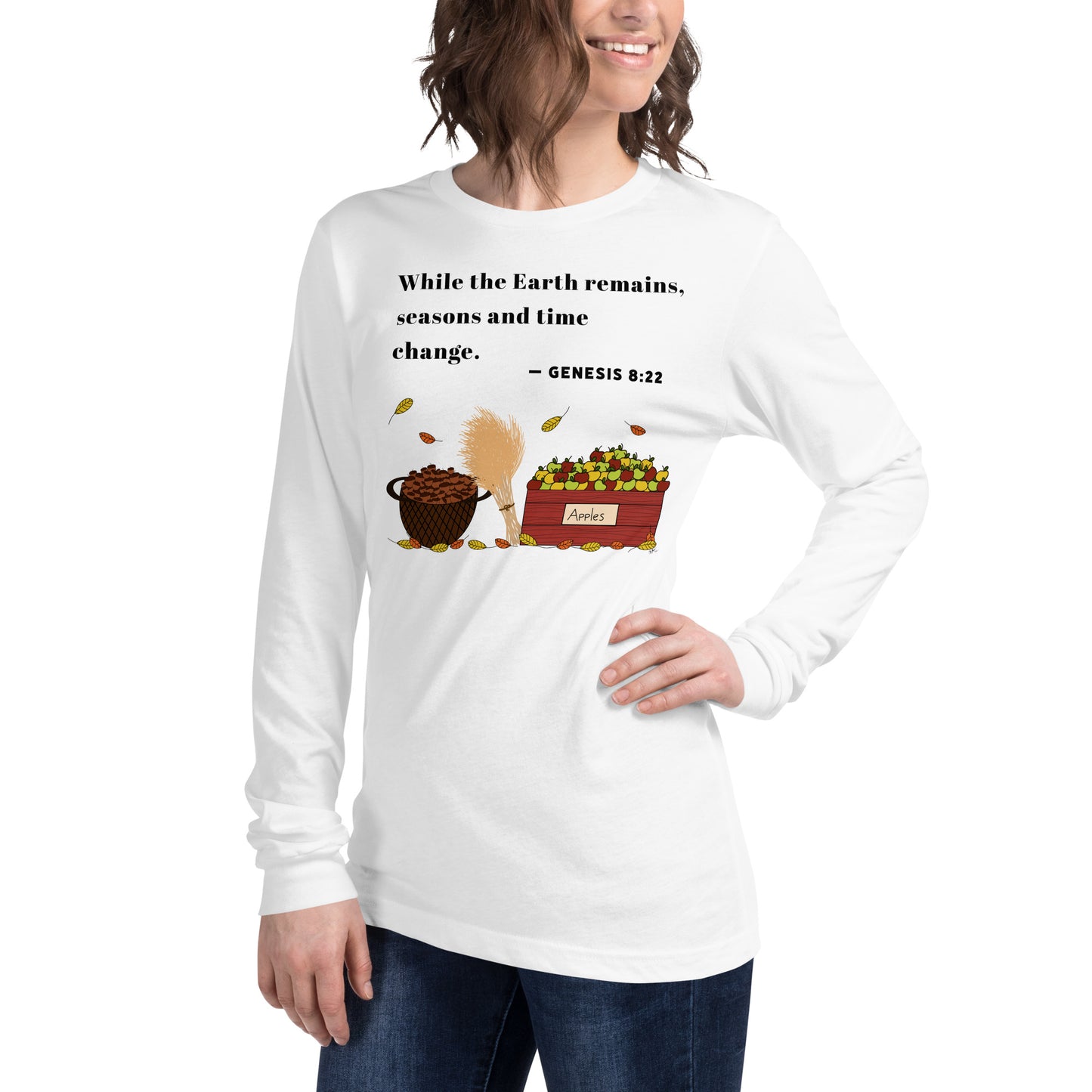 Genesis 8:22 Fall - Women's Long Sleeved Shirt