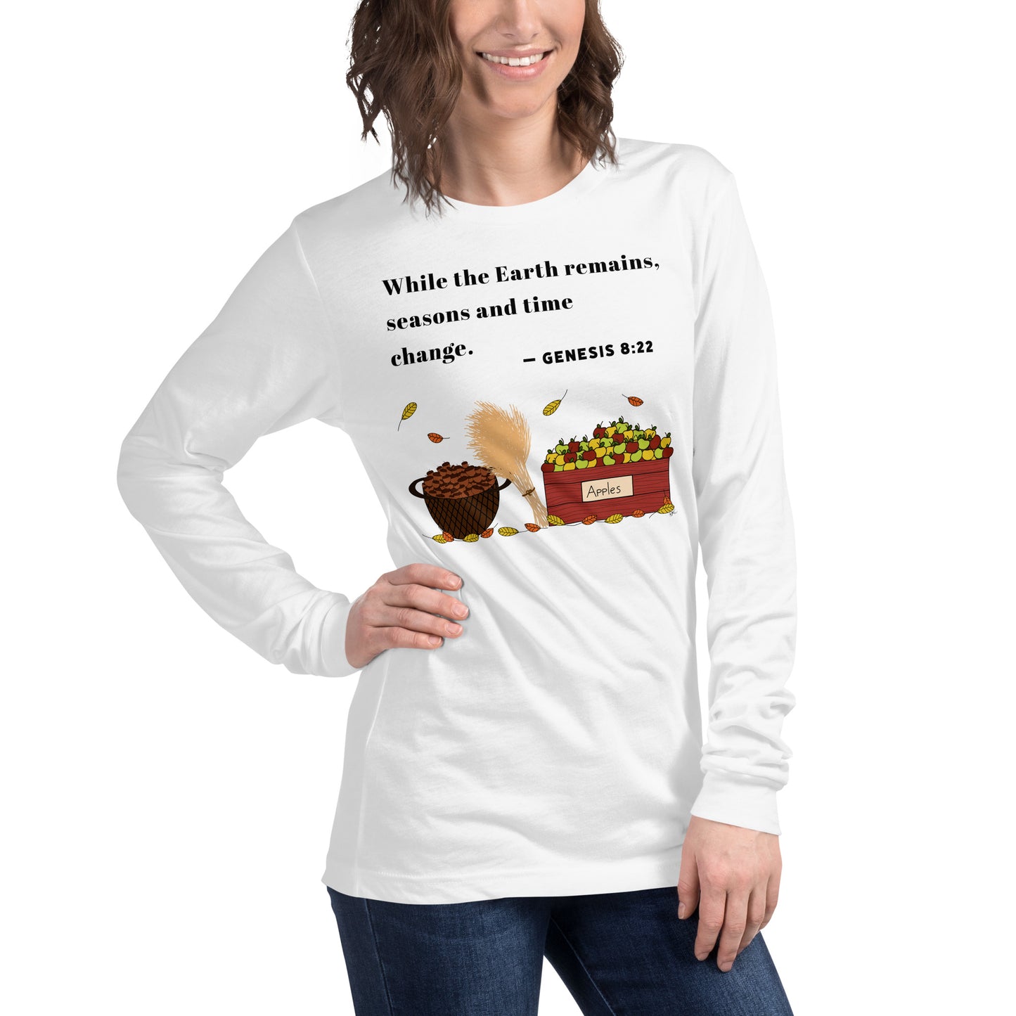 Genesis 8:22 Fall - Women's Long Sleeved Shirt