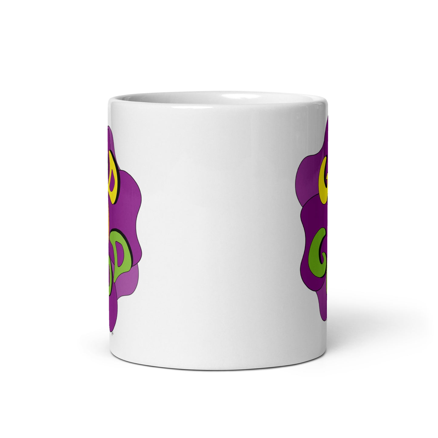 God is Good (Flower) - Glossy Mug